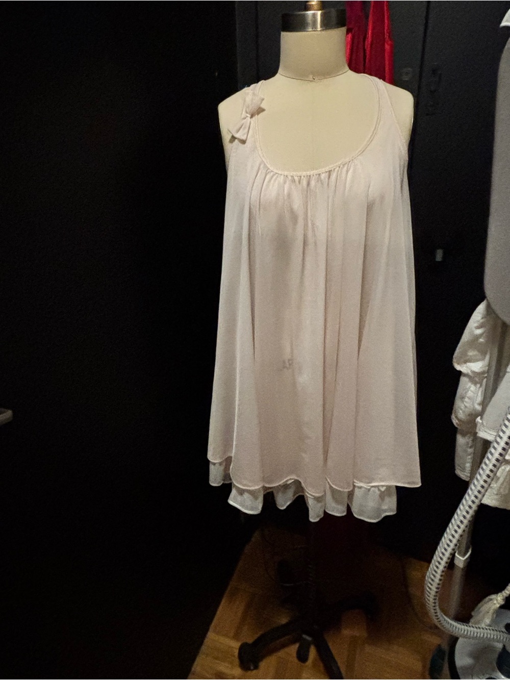 Betsey Johnson Y2K Babydoll Chemise Free Size up to 22” PTP